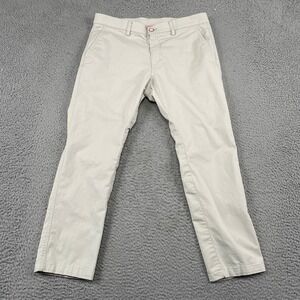 Allen Solly Pants Mens 32 Beige Work Essentials Custom Fit Premium Giza Cotton
